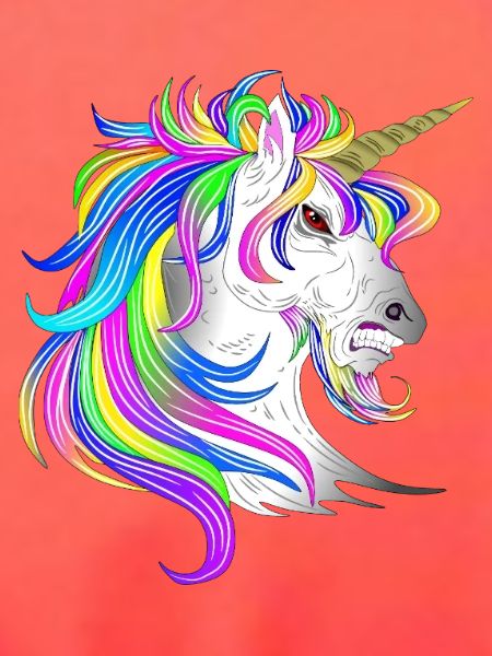Einhorn wütend