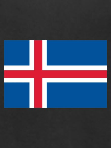 Island Flagge
