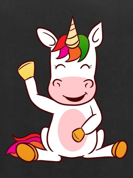 Winke Einhorn