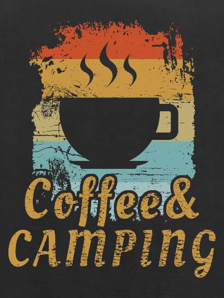 Camping und Kaffee
