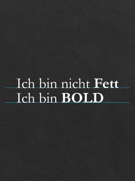 ich bin bold