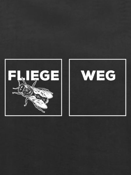 Fliege weg weiß