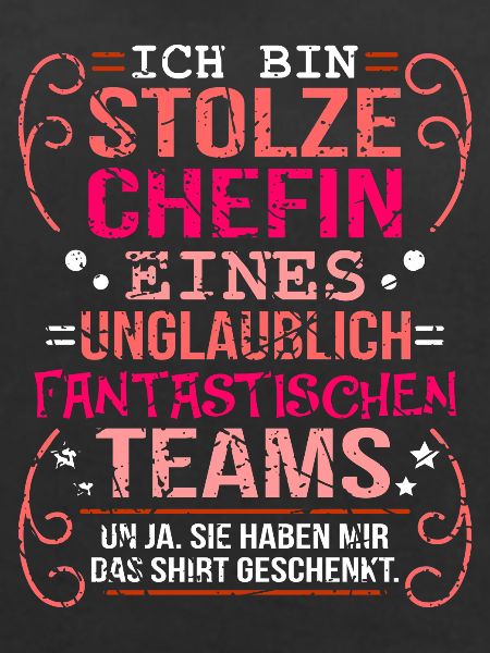 Stolze Chefin Firma Boss