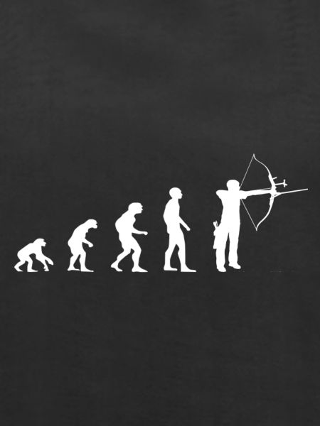 Evolution Bogenschießen – Bogenschütze Pfeil