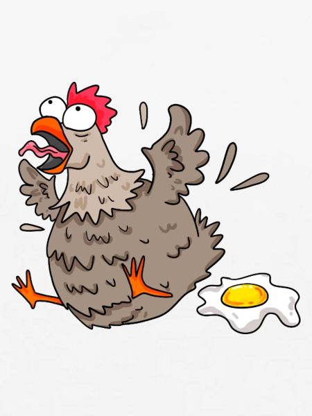 Lustiges Huhn