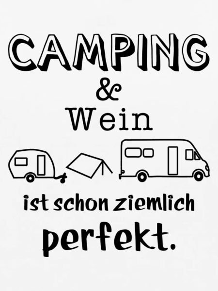 camping und wein