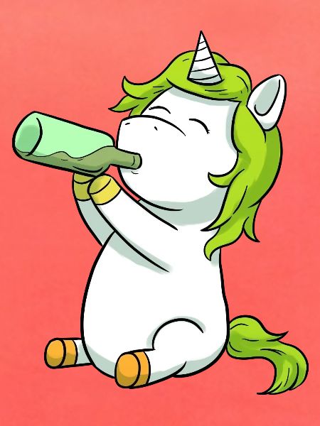 Einhorn Alkohol Alk