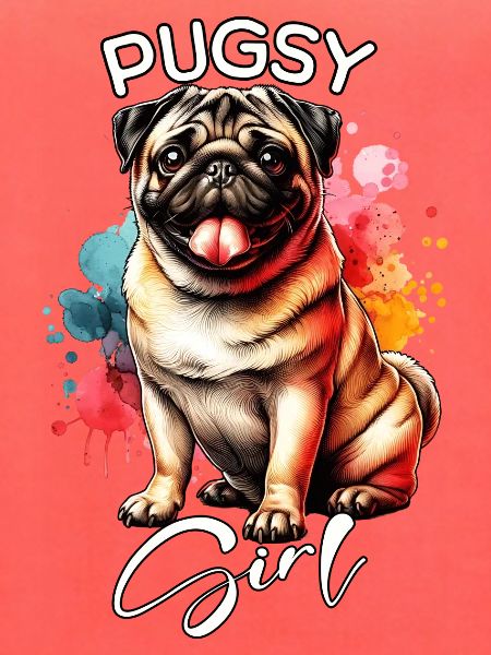 Pug Mädchen Mops