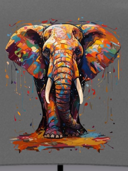 Elephant farbenfroh