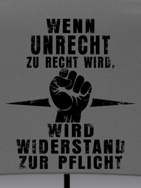 Widerstand ist Pflicht – Statement-Shirt