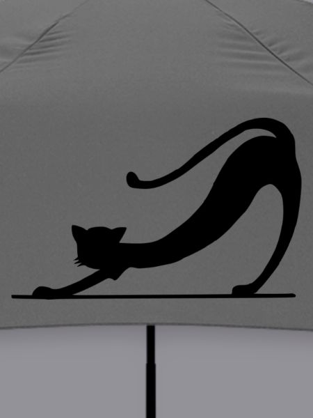 Schwarze Katze Silhouette