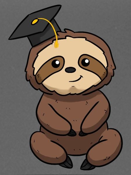 Graduation Sloth
