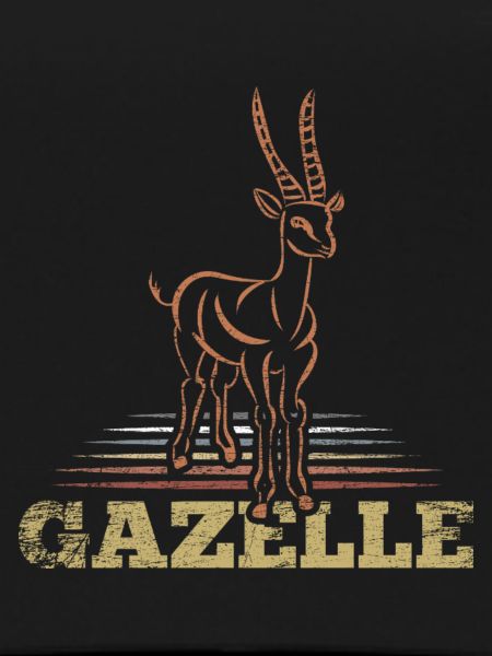 Flinke Gazelle Steppenbewohner
