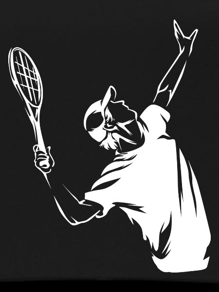 Spritziger Aufschlag Rasentennis