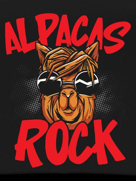 Alpakas rocken Llama Alpakaflüsterer Nutztier
