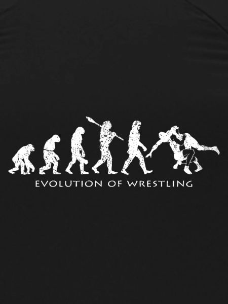 Wrestling Evolution Silhouette Wrestler Geschenk