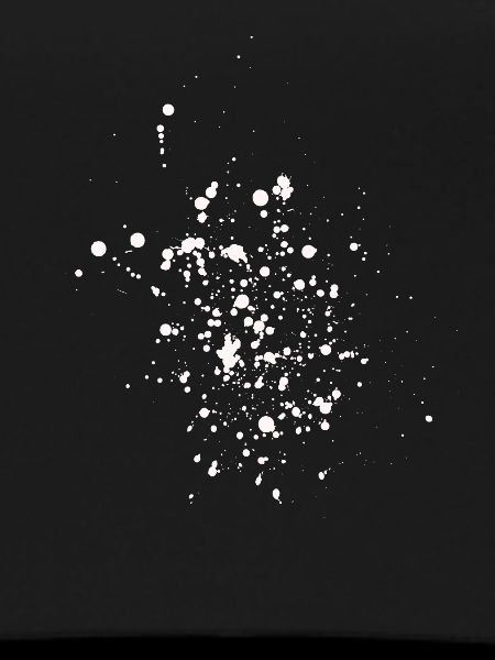 Weißer Farbspritzer Splatter