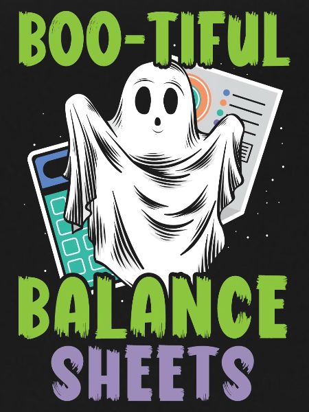 Boo-tiful Balance Sheets Buchhalterin Halloween