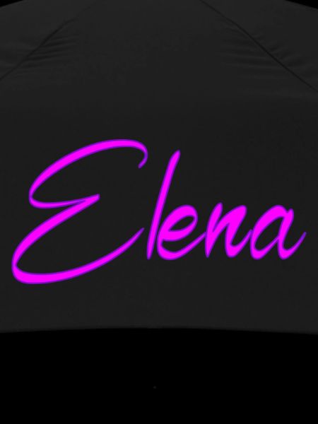 Elena Neon Pink Script
