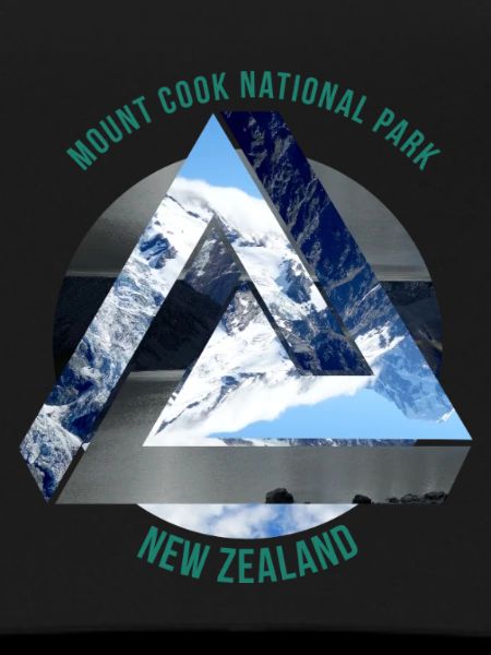 Eisiger Mount Cook Gipfelsturm