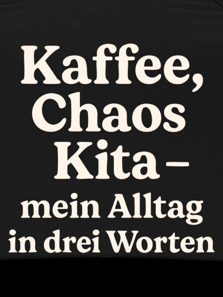 Kaffee Chaos Kita (hellbeige)
