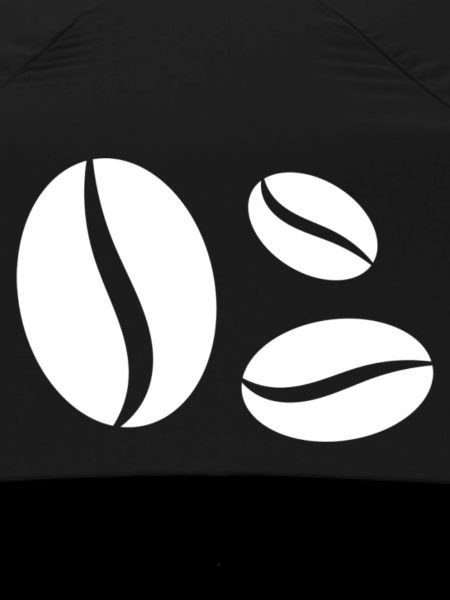 Kontrast KaffeeBohnen Silhouette