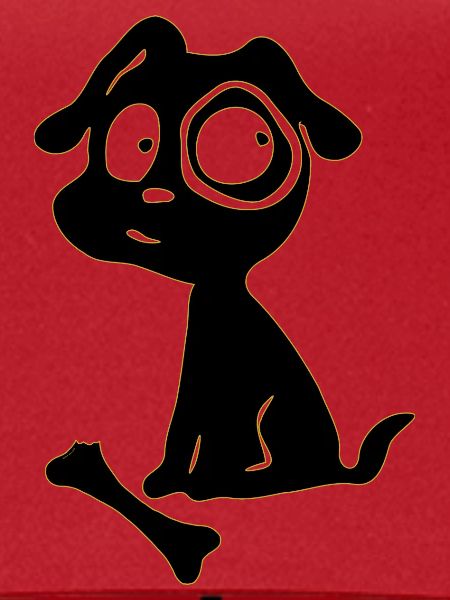 Neon Hundchen Skizze