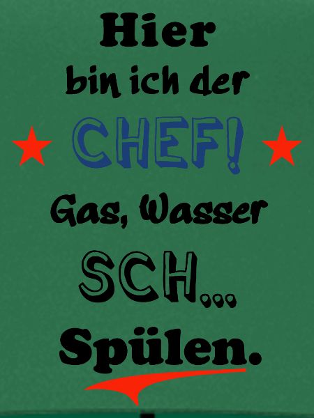hier bin ich der chef