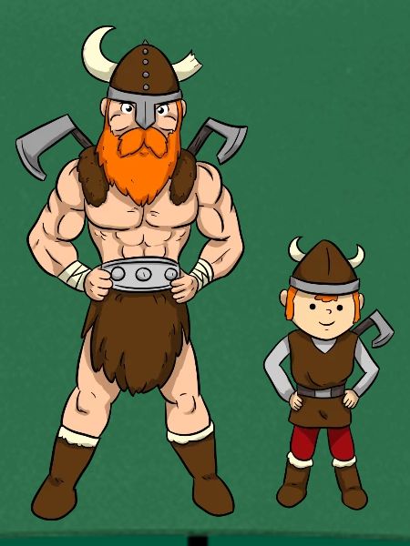 Viking Father Son