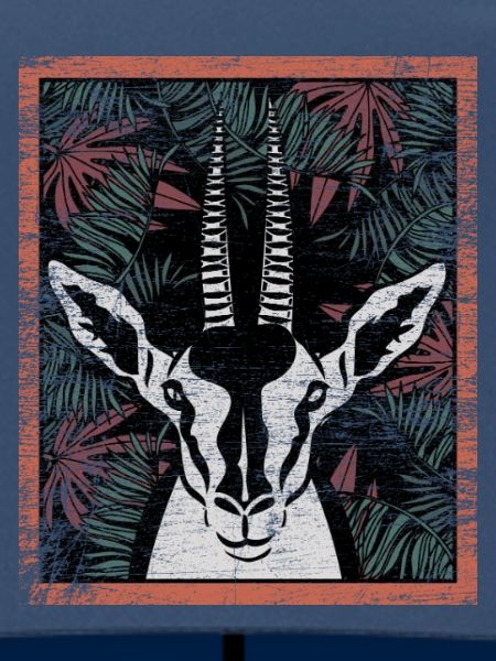 Anmutige Gazelle Steppenläufer