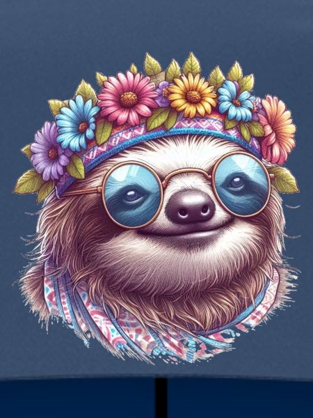 Faultier Hippie