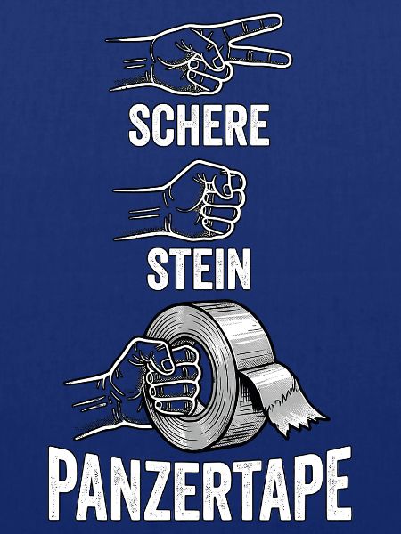 Schere Stein Panzertape