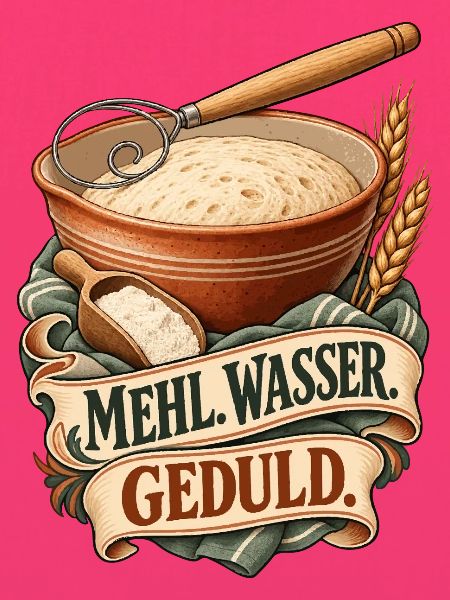 Mehl Wasser Geduld