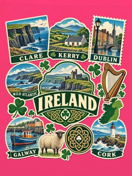 Irland Reisesticker