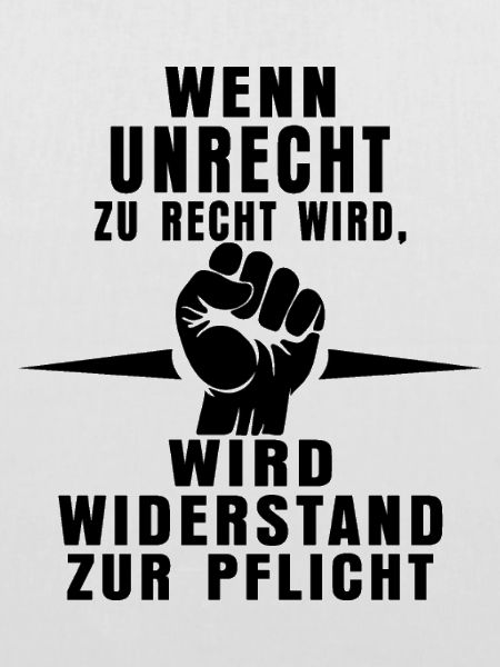 Unrecht erkennen – Widerstand zeigen