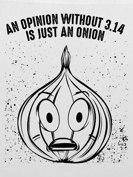 Math Pi onion