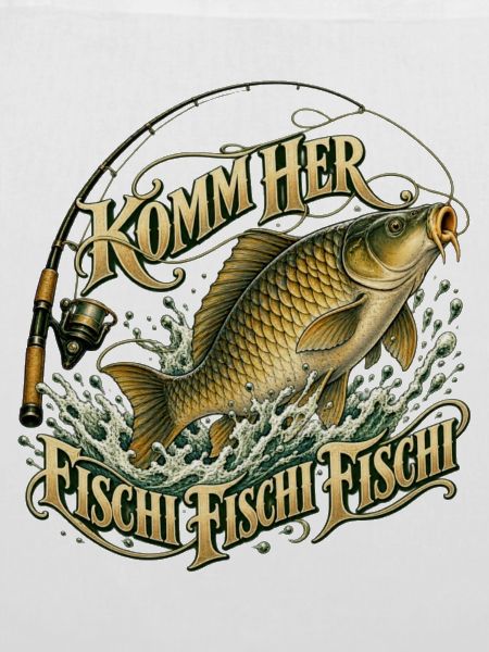 Lustiger Karpfenangler Spruch Schuppenkarpfen