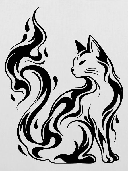 Mystic Flame Cat