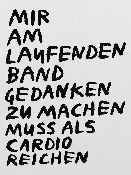 Overthinking ist mein Cardio