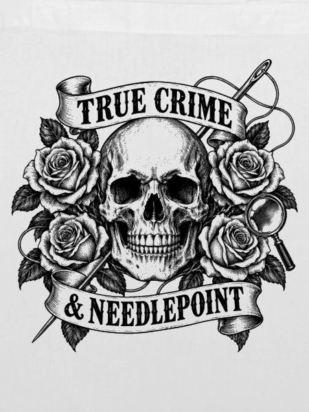 True Crime und Nadelstich-Skull Rose