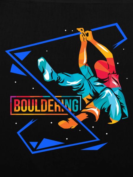 Waghalsiger Boulderer Kletterhalle