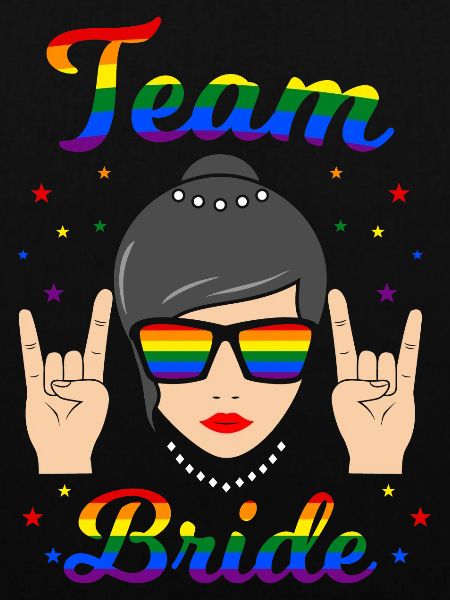 Team Bride LGBT Lesbe JGA Junggesellinnenabschied