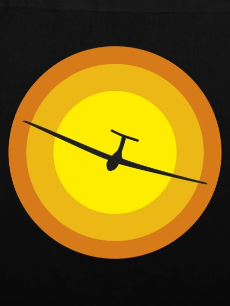 segelflugzeug und sonne
