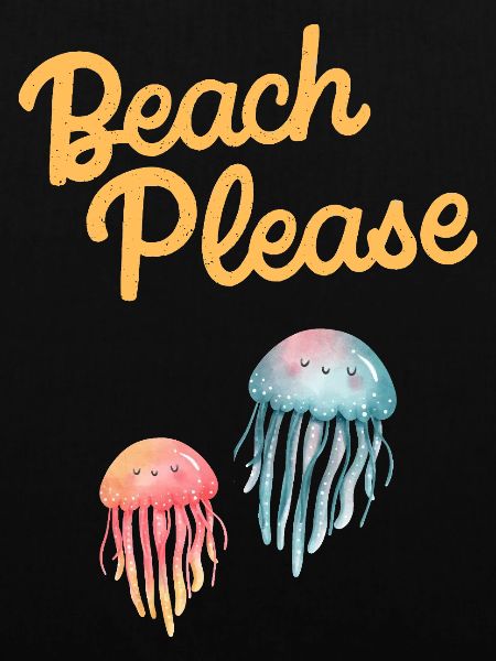 beach please jellyfish