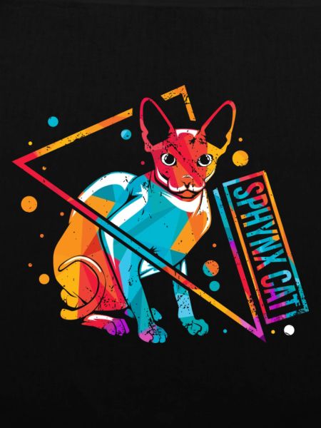 Sphynx Sphinx Katze Retro
