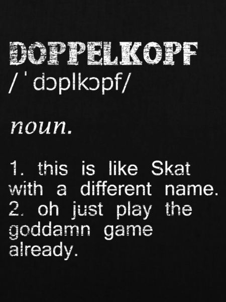 Gewiefter Doppelkopf Kartenabend