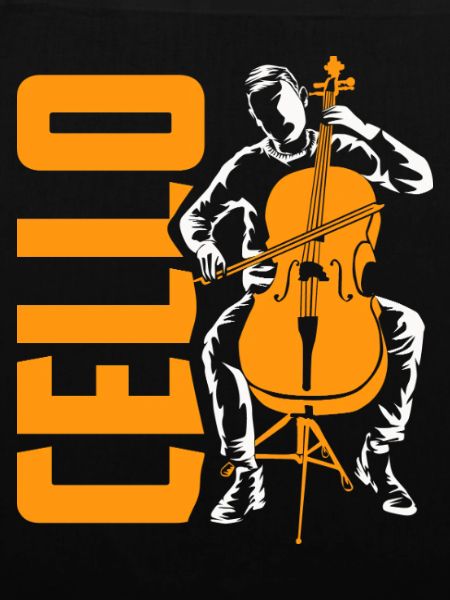 Vibrierendes Cello Orchesterklang