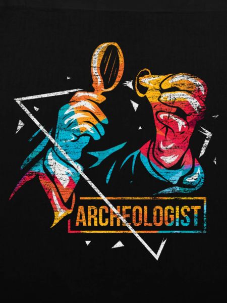Wissbegieriger Archäologe Feldarbeit