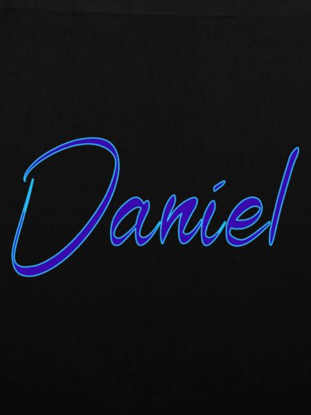 Daniel Signatur Blau Script