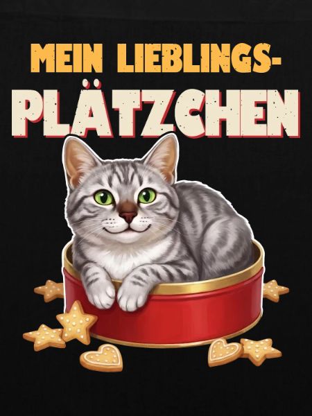 Weihnachtskatze - Lieblingsplätzchen
